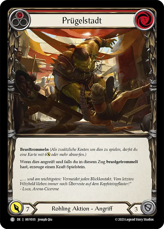 Card: Pound Town (red)