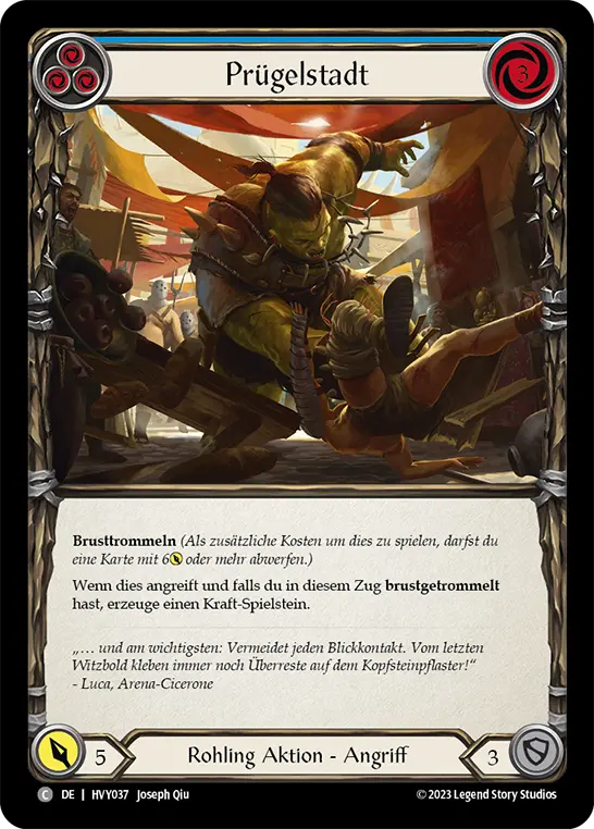 Card: Pound Town (blu)