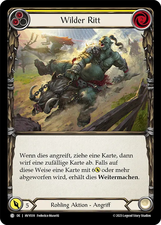 Card: Wild Ride (yel)