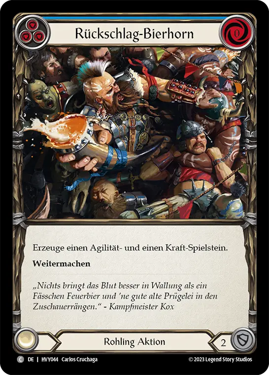 Card: Smashback Alehorn (blu)
