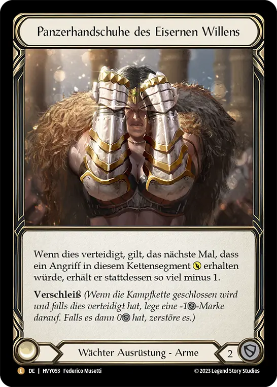 Card: Gauntlets of Iron Will