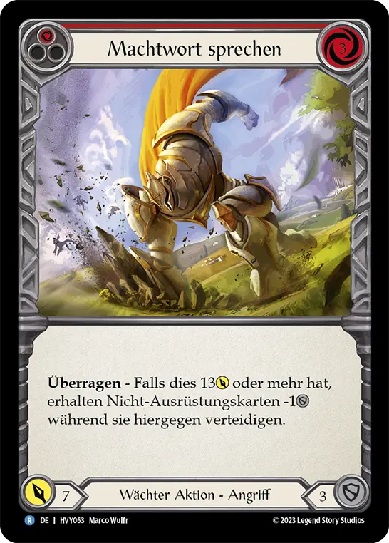 Card: Lay Down the Law (red)