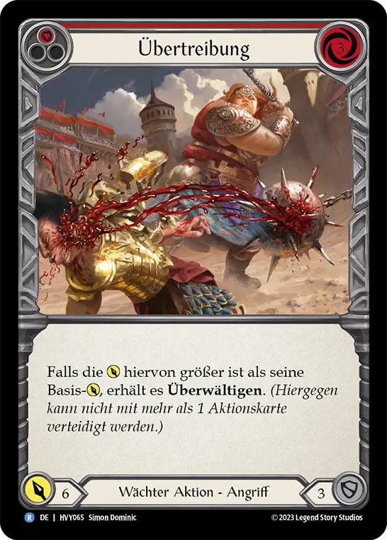 Card: Over the Top (red)