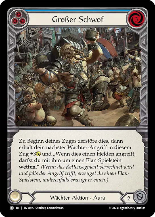 Card: Big Bop (blu)
