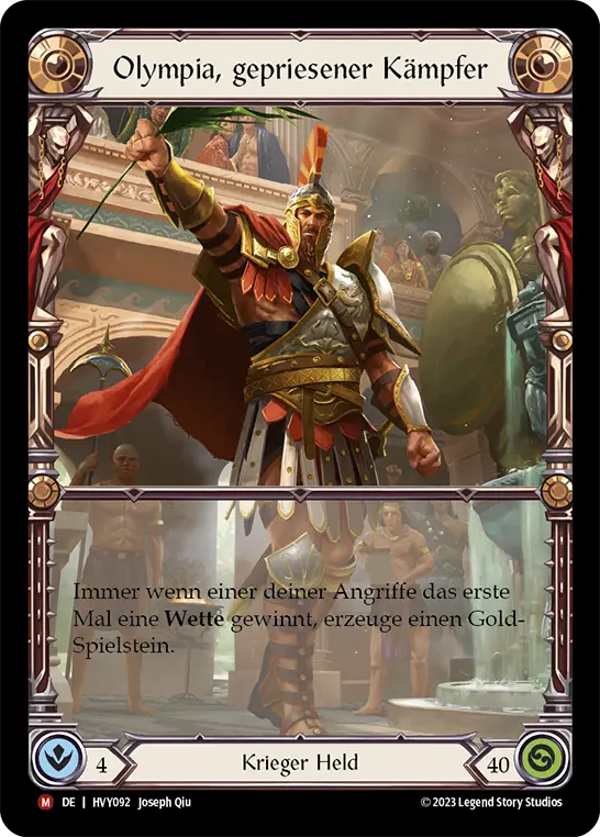 Card: Olympia, Prized Fighter
