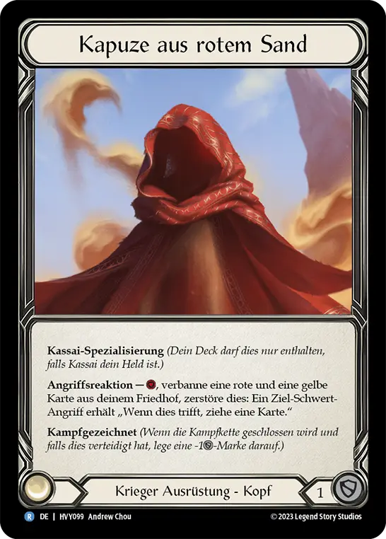 Card: Hood of Red Sand