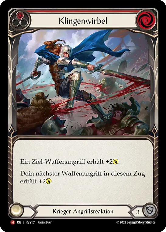Card: Blade Flurry (red)