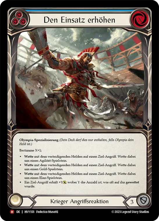 Card: Up the Ante (blu)
