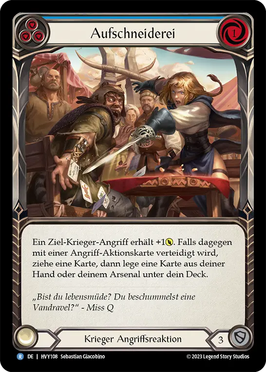 Card: Cut the Deck (blu)