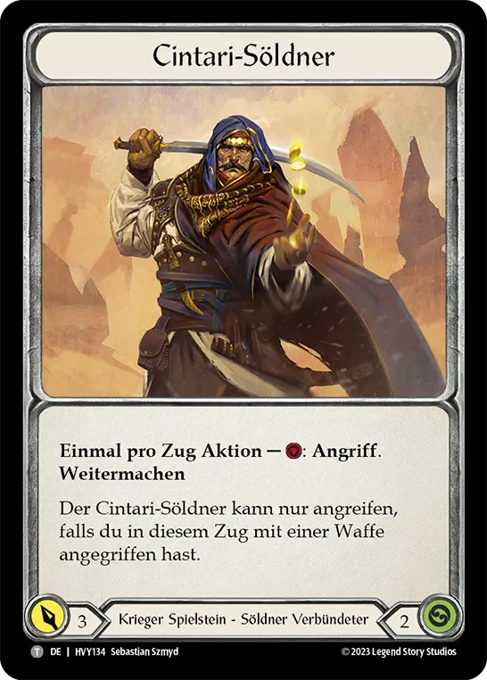 Card: Cintari Sellsword