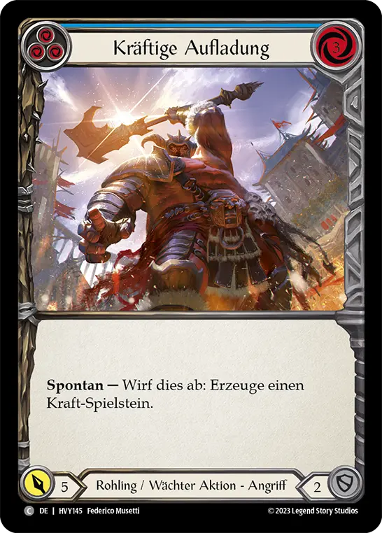 Card: Mighty Windup (blu)