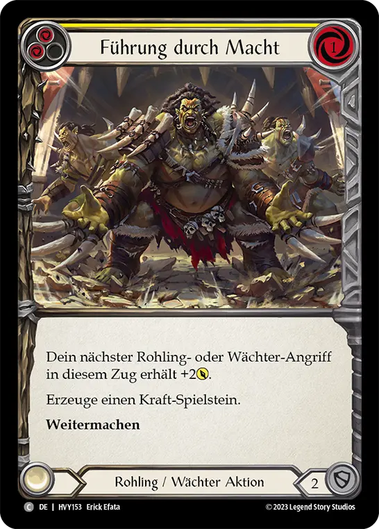 Card: Lead with Power (yel)