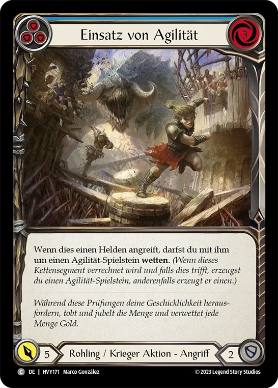Card: Wage Agility (blu)