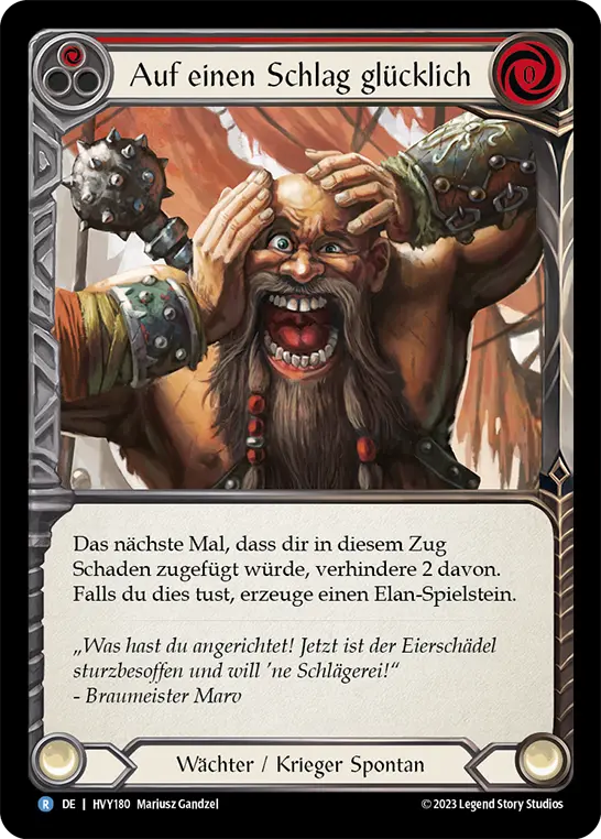Card: Slap-Happy (red)