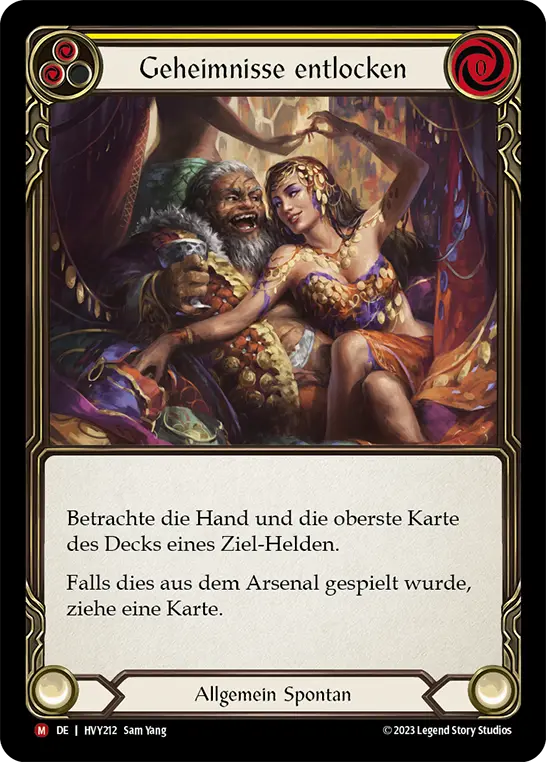Card: Seduce Secrets (yel)