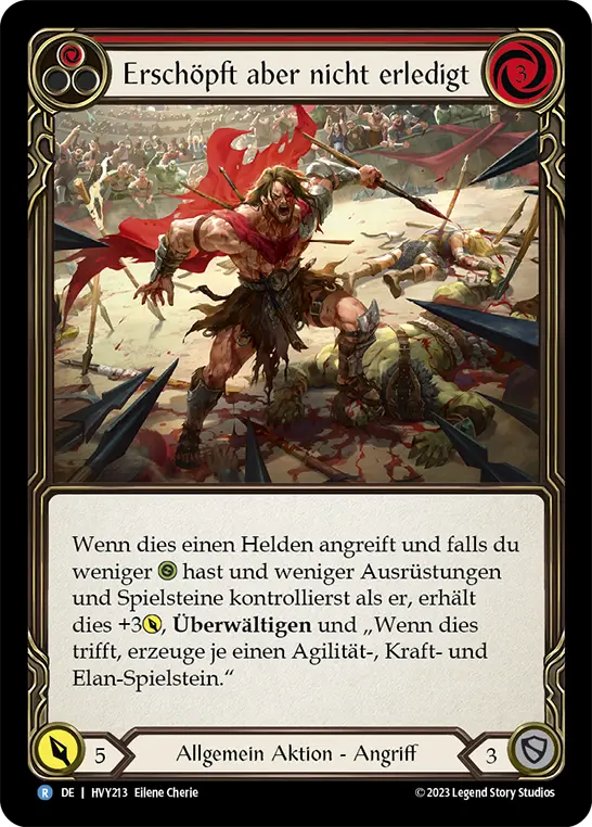 Card: Down But Not Out (red)