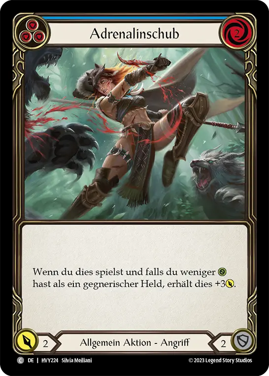 Card: Adrenaline Rush (blu)