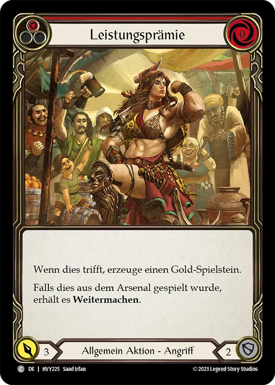 Card: Performance Bonus (red)