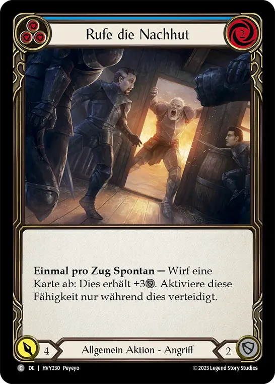 Card: Rally the Rearguard (blu)