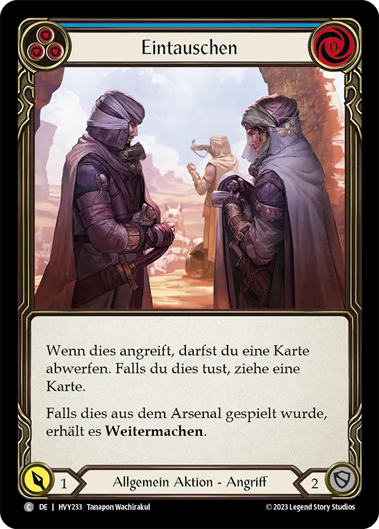 Card: Trade In (blu)