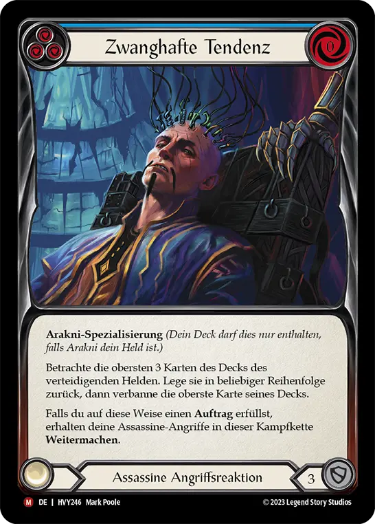 Card: Coercive Tendency (blu)