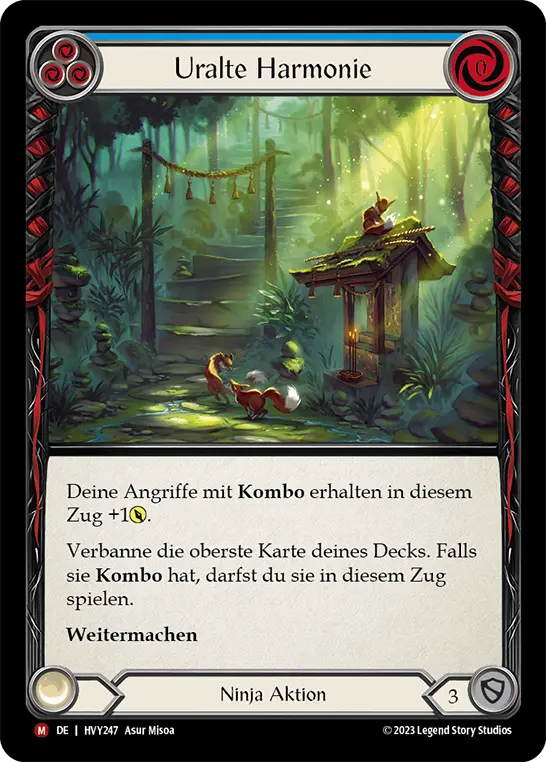 Card: Ancestral Harmony (blu)