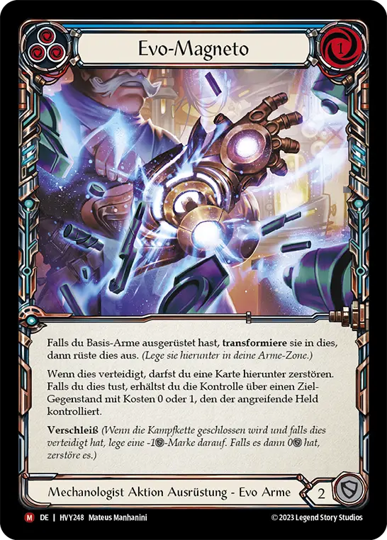 Card: Evo Magneto (blu)