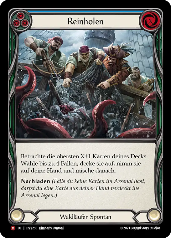 Card: Reel In (blu)