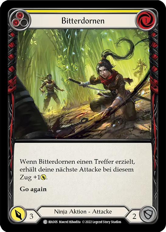 Card: Bittering Thorns (yel)