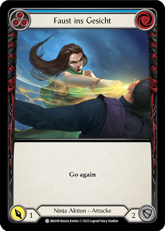 Card: Head Jab (blu)