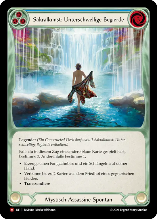 Card: Sacred Art: Undercurrent Desires (blu)