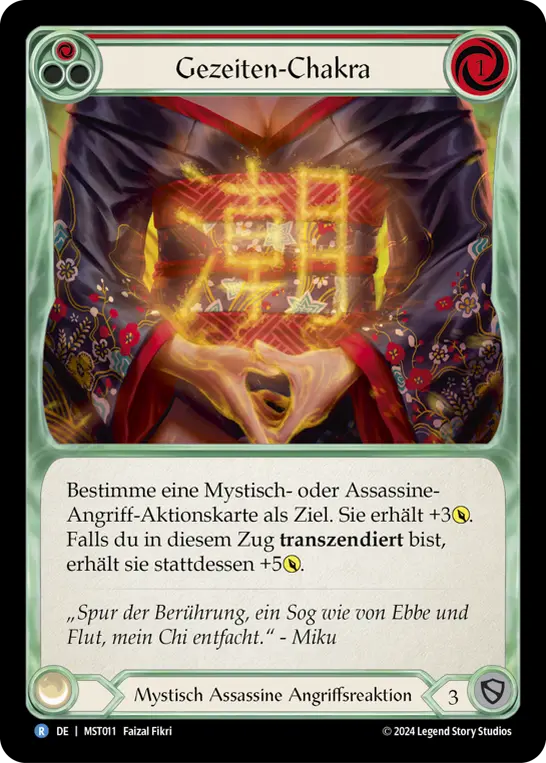 Card: Tide Chakra (red)
