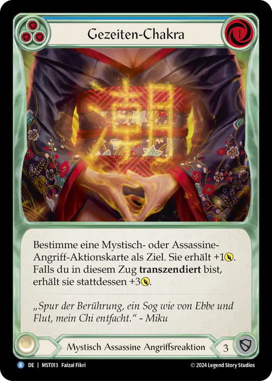 Card: Tide Chakra (blu)