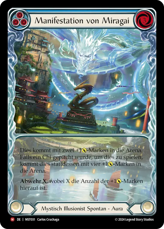 Card: Manifestation of Miragai (blu)