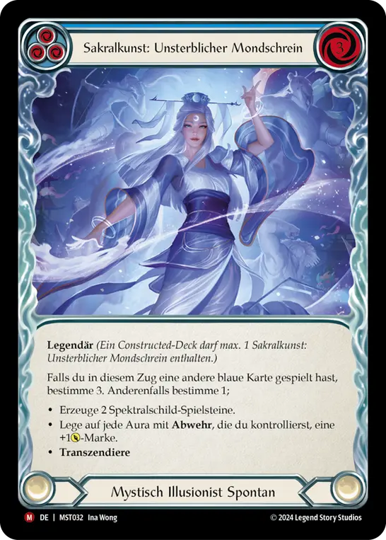 Card: Sacred Art: Immortal Lunar Shrine (blu)