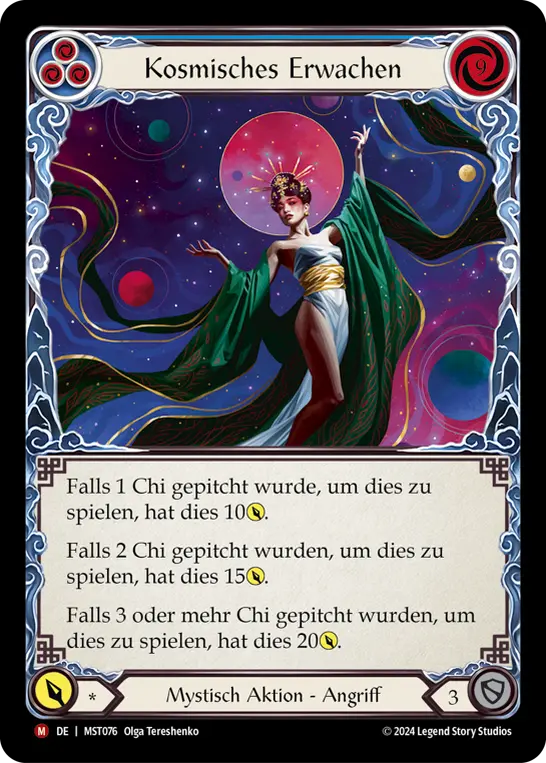Card: Cosmic Awakening (blu)