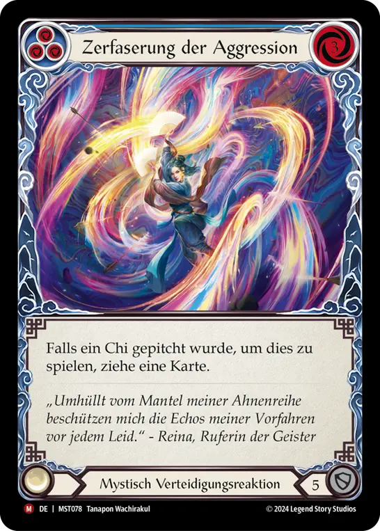 Card: Unravel Aggression (blu)