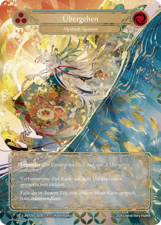 Card: Pass Over (blu)