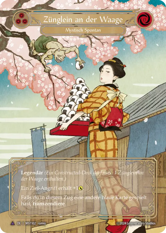 Card: The Grain that Tips the Scale (blu)