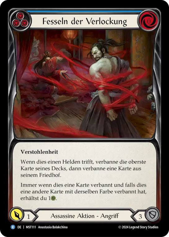 Card: Bonds of Attraction (blu)
