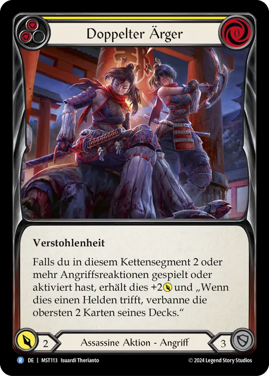 Card: Double Trouble (yel)