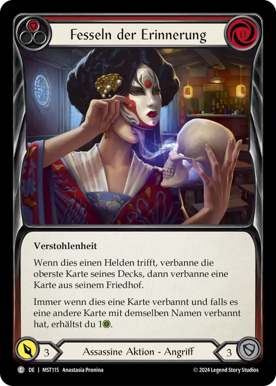 Card: Bonds of Memory (red)