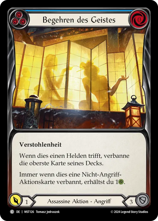 Card: Mind's Desire (blu)