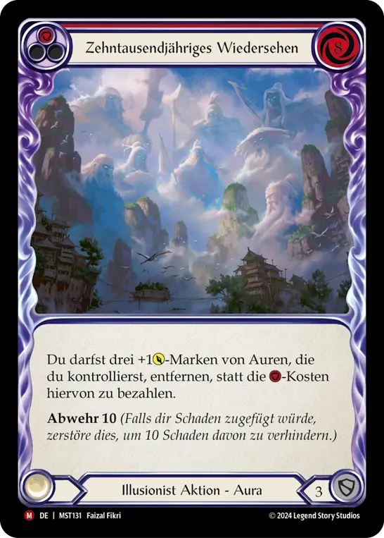 Card: 10,000 Year Reunion (red)