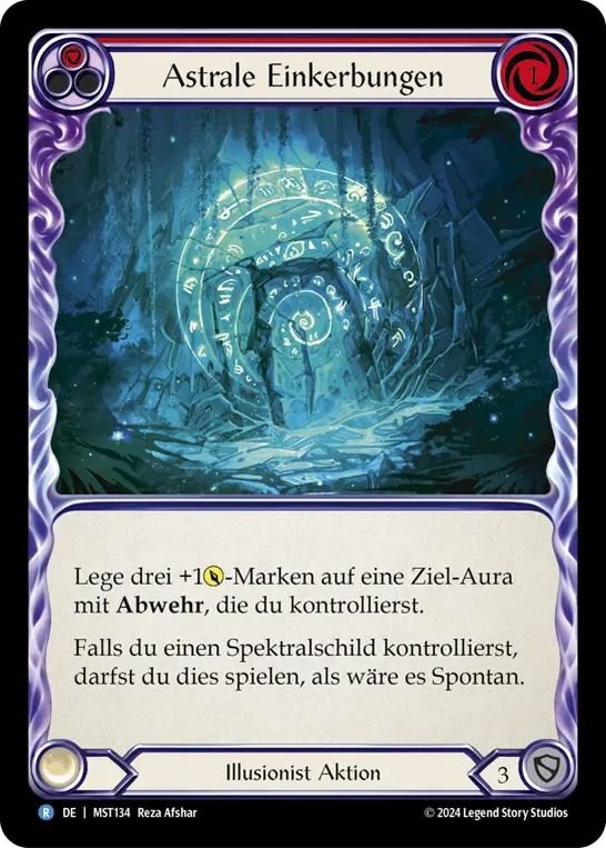 Card: Astral Etchings (red)