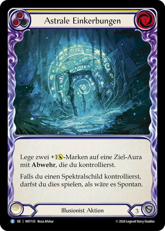 Card: Astral Etchings (yel)