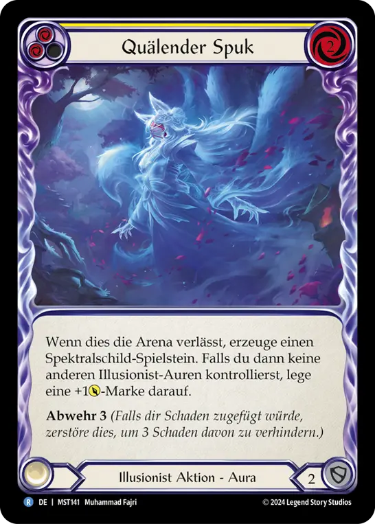 Card: Haunting Specter (yel)