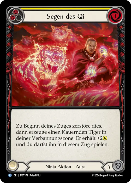 Card: Blessing of Qi (yel)