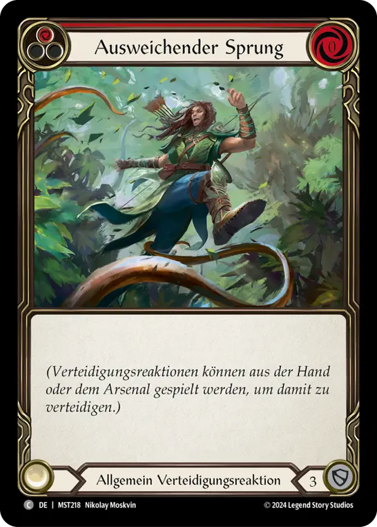 Card: Evasive Leap (red)