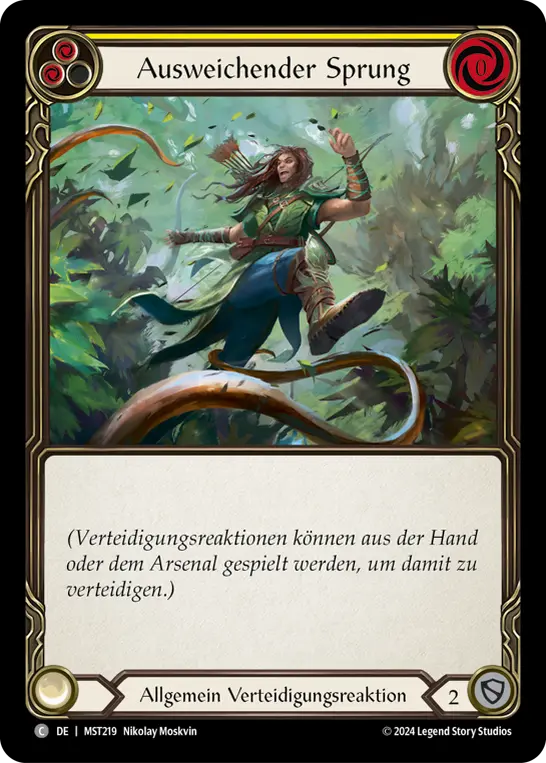 Card: Evasive Leap (yel)